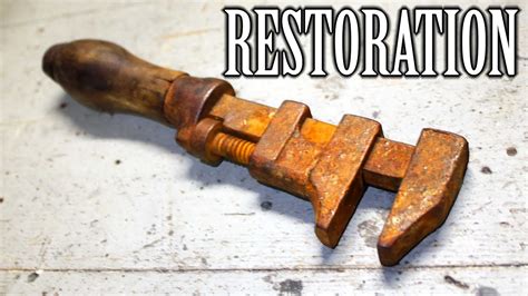 vintage tool restoration on video